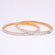 1 pair of Round cut diamond bangles for elegance designs with vvs clarity diamonds - Gurukrupa-Gems