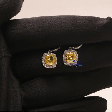 14 kt Lab created diamond earring with vvs clarity diamonds for women designers earrings