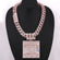 14KT Rose Gold With Round Cut Lab Diamond Chain With Pendant Gurukrupa-Gems