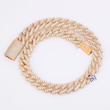 20 inch 20 mm hiphop buss down cuban chain necklace for rap party Gurukrupa-Gems