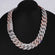 20 inch 22 mm trending two tone hip hop fully iced out 14 kt moissanite custom name rose gold miami cuban link chain for men women Gurukrupa-Gems