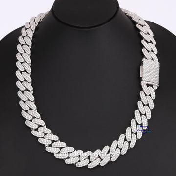 22 inch 18 mm cuban chain necklace valentine deals Gurukrupa-Gems