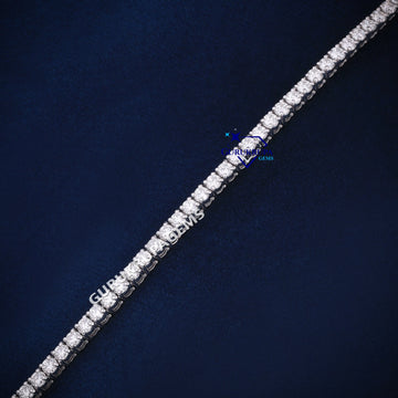 22 inch 3.50 mm hip hop tennis diamond chain Gurukrupa-Gems