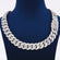 23 inch 20 mm baguette cut custom name necklace for men women Gurukrupa-Gems