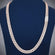 20 Inch 10mm White Cuban Chain Necklace for Unisex in Fully Iced Out Diamonds Every Time Gurukrupa-Gems