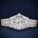 All white dial 36 mm womens hip hop diamond watch Gurukrupa-Gems