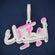 Arabic Letter Design Pendant In 14KT White Gold - Gurukrupa-Gems