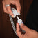 18.5 INCH 118 MM customized lock cuban necklace