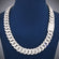 Baguette and round cut celebrity inspired miami cuban diamond chain Gurukrupa-Gems