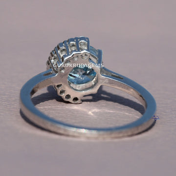 Behold this stunning solitaire ring in a 14kt labgrown diamond radiating beauty and charm Gurukrupa-Gems