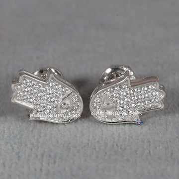 Best selling diamond earring for women with vvs clarity diamond wore at engagement and parties Gurukrupa-Gems