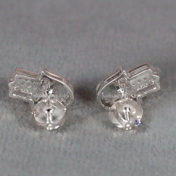 Best selling diamond earring for women with vvs clarity diamond wore at engagement and parties Gurukrupa-Gems