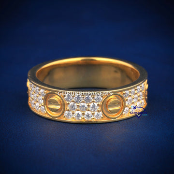 Best selling diamond ring for men Gurukrupa-Gems