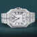 Best selling moissanite fully iced out diamond watch with vvs clarity crafted meticulously for men-Gurukrupa-Gems