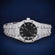 Black color dial fully iced out diamond watch Gurukrupa-Gems