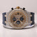 Blue Rubber belt chronograph lab grown diamond watch for men wear at any occasion-Gurukrupa-Gems