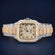 Classy Two Tone Arabic Dial Pass Diamond Tester HipHop Watch Gurukrupa-Gems