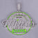 Classy neon color diamond pendant for unisex made with lab grown diamonds in 14 kt white gold-Gurukrupa-Gems