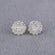 Classy round cut 14 KT gold lab grown diamond earrings for women with vvs clarity diamonds Gurukrupa-Gems