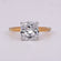 Cushion cut wedding engagement proposal solitaire diamond ring in 14 kt yellow gold diamond ring for women Gurukrupa-Gems