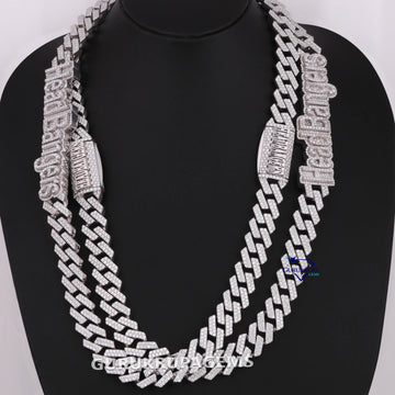Custom Diamond Chain Unique And Luxury Jewelry VVS Clarity Diamond Chain For Party Wear Gurukrupa-Gems