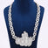 Custom Hand Made Lab Grown Diamond Chain With Pendant In 14KT White Gold Gurukrupa-Gems
