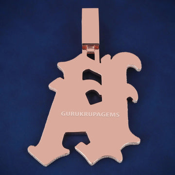 Custom Mens Yellow Gold Bitcoin Medallion Pendant Fully Iced Out with Money Cryptocurrency Round & Buguette Gurukrupa-Gems