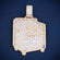 Custom made washing machine styled diamond pendant Gurukrupa-Gems