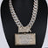 Customized 14 kt Two Tone lab grown diamond chain pendant for men specially crafted for hip hop jewelry lover Gurukrupa-Gems