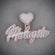 Customized gift stacked name pendant two toned Gurukrupa-Gems