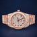 Day and Date branded diamond iced out watch Gurukrupa-Gems