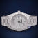 Day and date rolex style fully iced out diamond watch - Gurukrupa-Gems