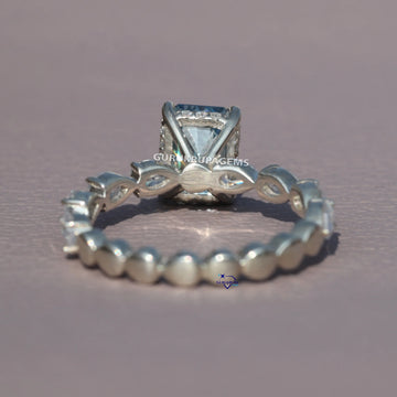 Elegant and chic our designer girls ring accessory is crafted in 14kt white gold with labgrown diamonds Gurukrupa-Gems