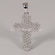Elevate your faith with our stunning cross pendant crafted in 14kt white gold with flawless lab-grown diamonds