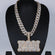 Elevate your style with our 14 kt two tone gold hip hop diamond chain pendant with vvs clarity diamond Gurukrupa-Gems