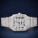 Full white Roman dials fully iced out stainless steel hip hop diamond watch Gurukrupa-Gems