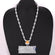 Fully Iced Lab Diamond Chain With Pendant Custom Hand Made Letter Diamond Pendant In 14KT White Gold Gurukrupa-Gems