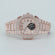 Fully Iced Moissanite Diamond Watch Luxury Round And Baguette Cut Diamond Hip Hop Watch-Gurukrupa-Gems