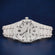 Fully Iced Out White Classy Watches for Women with Arabic Orange Gurukrupa-Gems