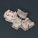 Fully iced out lab grown pendant luxurious looking diamond jewelry two tone diamond pendant 14kt gold pendant party wear