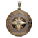 Glamorous 14 kt yellow gold diamond pendant with vvs clarity for men and women