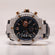Half-watch chronograph with moissanite diamonds, this stylish and trending timepiece captures attention