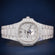 Hip Hop full white unique chronograph diamond watch Gurukrupa-Gems