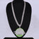 Hip Hop lab grown diamond chain with pendant crafted for men in 14 kt white gold and embellished neon shine Gurukrupa-Gems