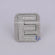 Hip hop diamond ring crafted in 14 kt white gold custom letter ring with vvs clarity diamonds Gurukrupa-Gems