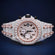 Hip hop two tone chronograph custom dial watch Gurukrupa-Gems