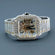 Hot selling fully iced out skeleton moissanite diamond watch with yellow color crafted for men-Gurukrupa-Gems