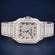 Square Shaped Arabic Dial All White Pass Tester Watch Gurukrupa-Gems