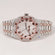 Indulge in luxury with a unique moissanite diamond rose gold color watch for men featuring Arabic numerals-Gurukrupa-Gems