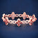 Infinity style green gemstone diamond clover bracelet Gurukrupa-Gems